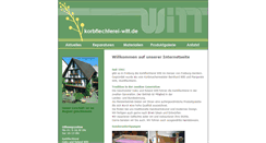 Desktop Screenshot of korbflechterei-witt.de